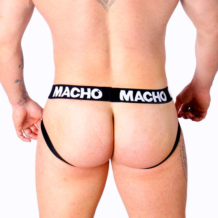 Image du produit Macho Underwear Macho - Mx25nc Jock Cuir Noir M (M)