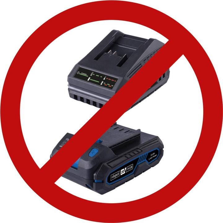 Actual product image Scheppach BC-IW350-X (Rechargeable battery operated)