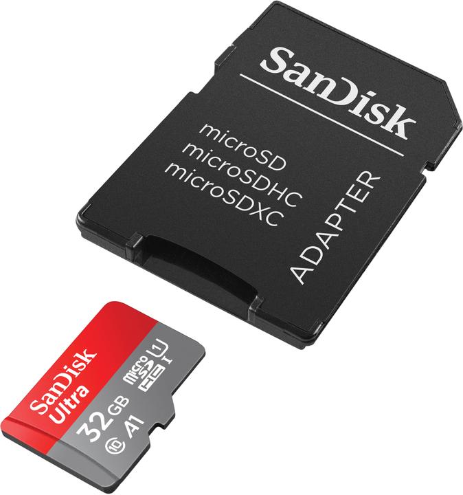 Produktbild SanDisk Ultra A1 (32 GB, microSDHC, U1, UHS-I)
