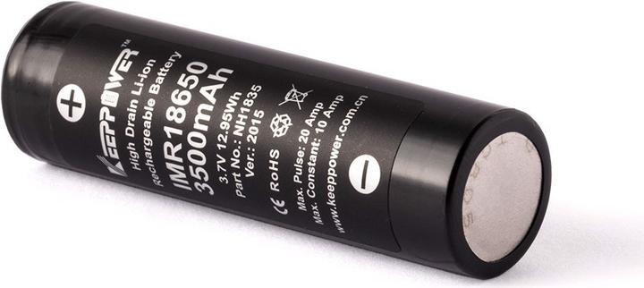 Immagine prodotto Keeppower Batteria IMR18650 - (Flat Top) (1 pz., 18650, 3500 mAh)