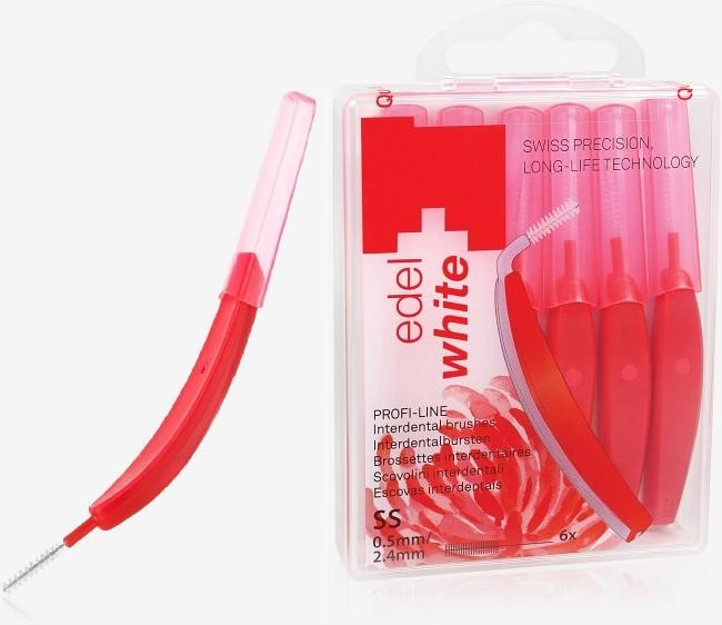 Produktbild Edel + White Interdentalbürsten SS 0.5mm 6 Stk. (6 x, 0.50 mm)
