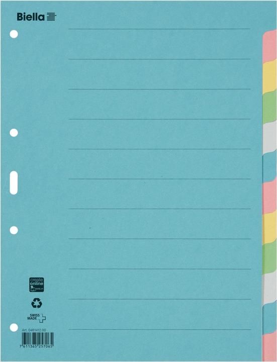 Actual product image Biella Cardboard tab