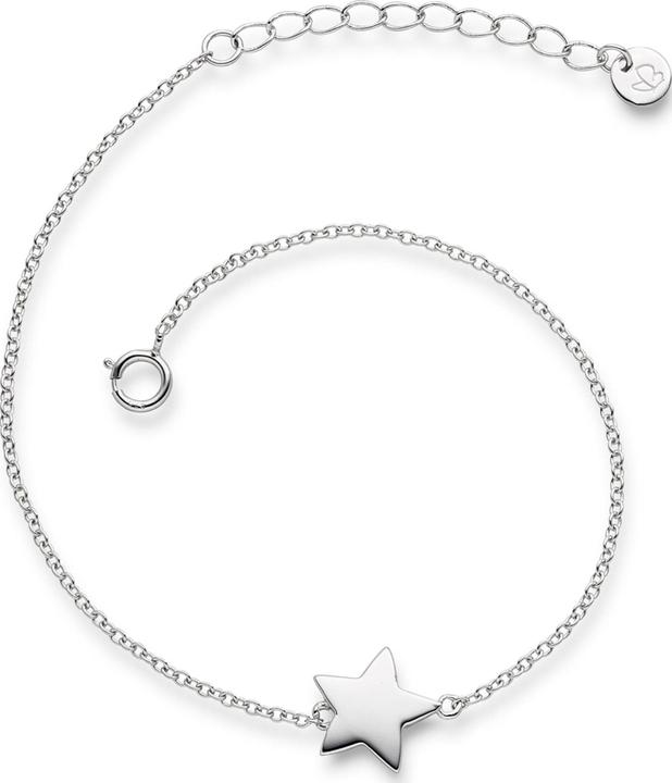 Immagine prodotto Glanzstücke München Stella da donna in argento 17,0 cm di lunghezza base + 3,0 cm di estensione - 6128 (17 cm, Argento)