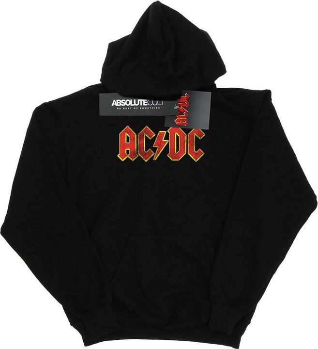 AC/DC Distressed Red Logo Hoodie