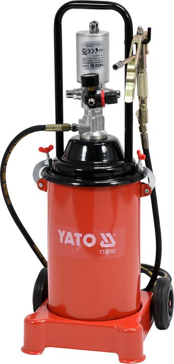 Yato Profi Druckluft Fettpresse 12 Liter 6-8 Bar / Ausgang: 300-400 Bar / 0,85L/min YT-07067