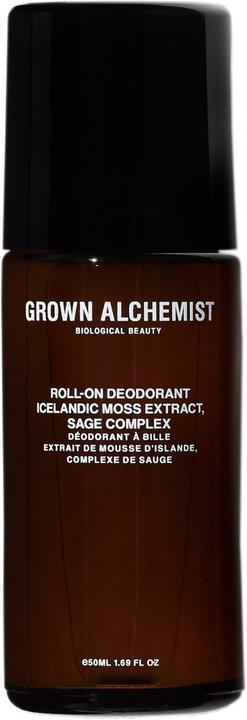 Grown Alchemist BODY "Roll-On Deodorant" IJslands Mos Extract, Salie Complex - Unisex (Rol op, 50 ml)