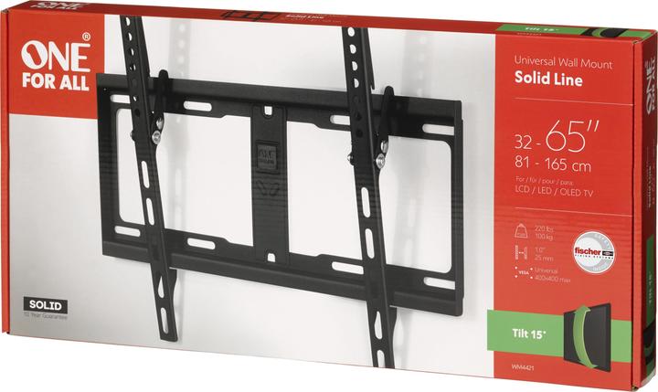 Actual product image One for All Solid WM4421 (Wall, 65", 100 kg)
