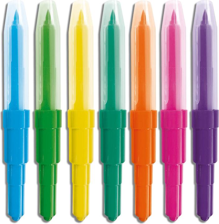 Produktbild Ses Blow Airbrush Filzstifte (Turquoise, Pink, Orange, Green, Purple, Yellow, Blue, 7 x)