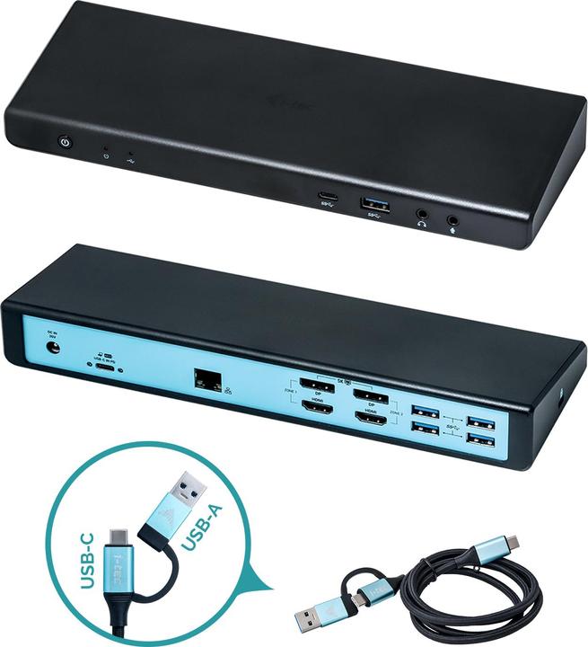 Immagine prodotto i-tec Doppio display (USB-C, 1 porte)