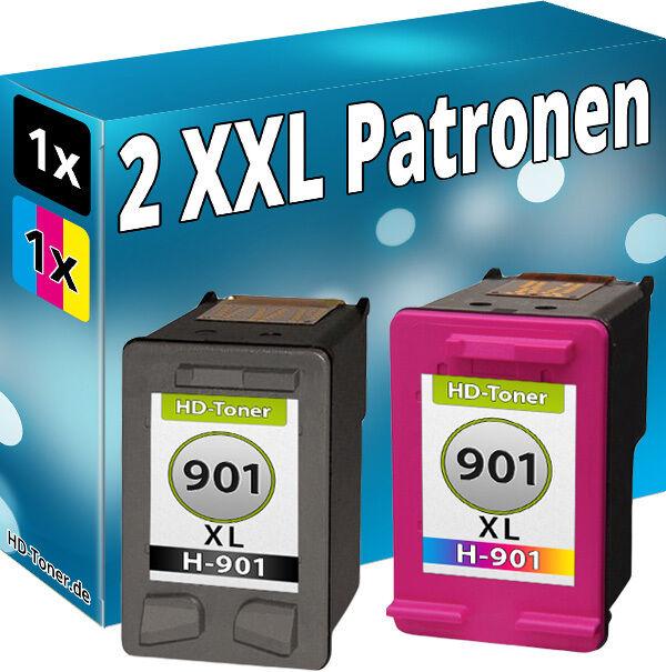 Produktbild Inkadoo Multipack kompatibel zu HP SD 519 AE / 901XL XXL enthält 2x Druckkopfpatrone