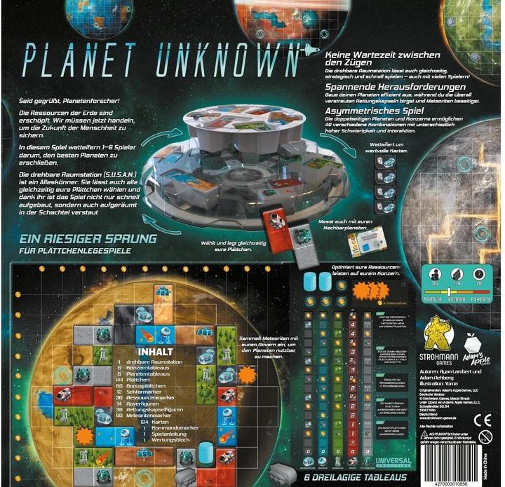 Produktbild Strohmann Games Kennerspiel Planet Unknown (Deutsch)