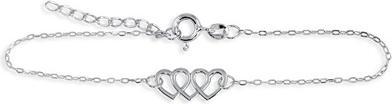 Produktbild Brilio Silver - Silver heart bracelet 461 001 01396 04