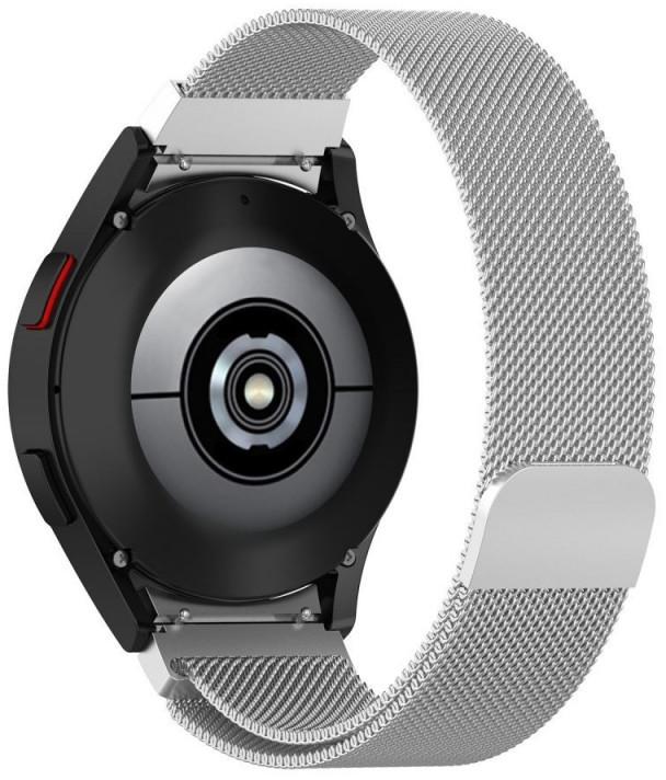 Produktbild Tech Samsung Galaxy Watch 4 Armband, Silberfarbe, 40/42/44/46 mm (40 mm, 42 mm, 44 mm, 46 mm, Edelstahl, Galaxy Watch 4, 5 Pro)