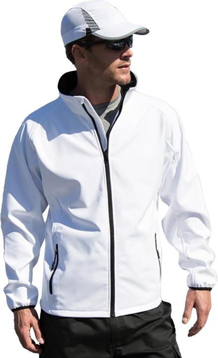 Actual product image Result Clothing Mens Printable Soft Shell Jacket (XL)