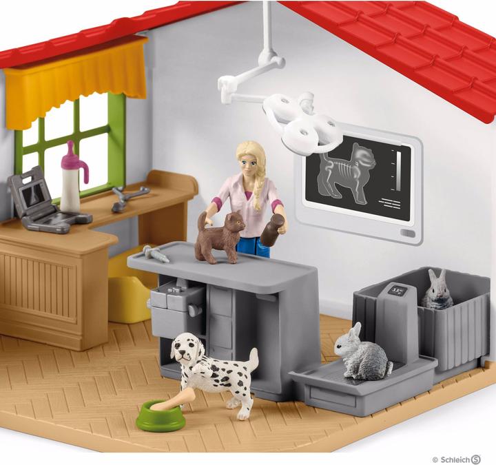 Produktbild Schleich Tierarztpraxis mit Tieren