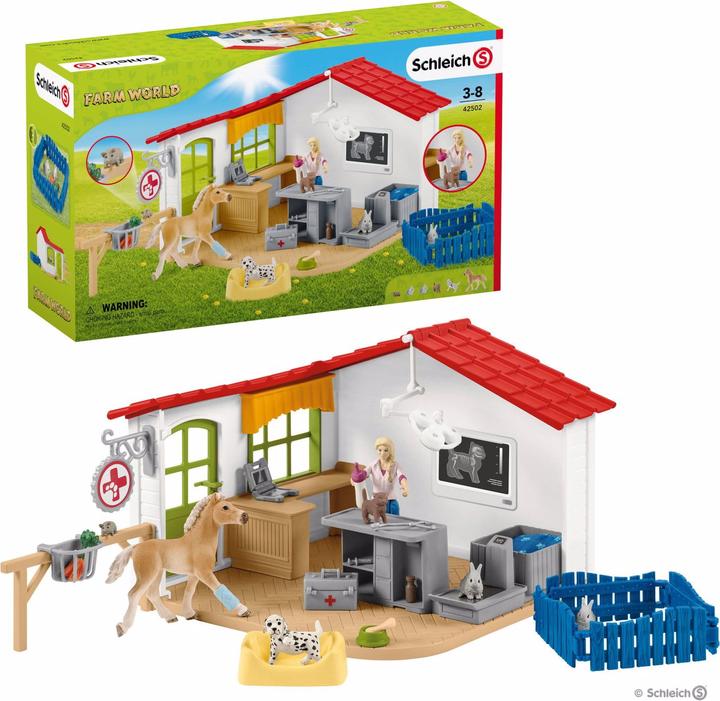 Produktbild Schleich Tierarztpraxis mit Tieren