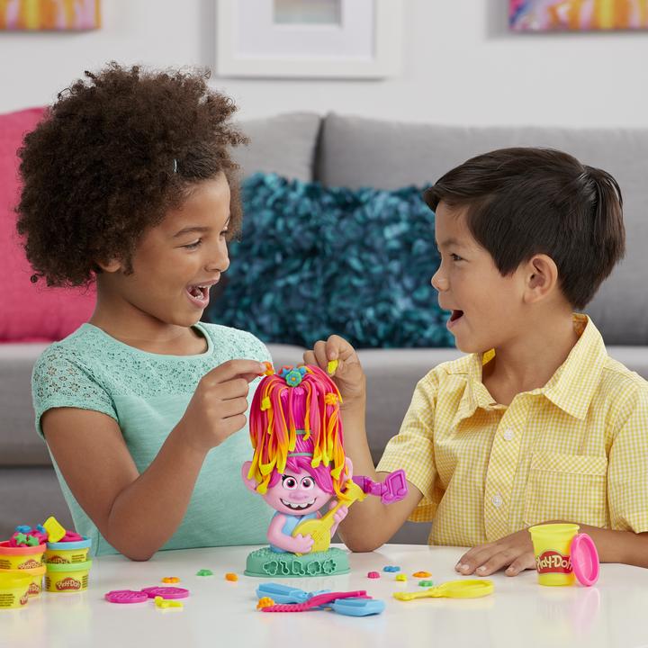 Produktbild Play-Doh Trolls World Tour Frisierspass Poppy