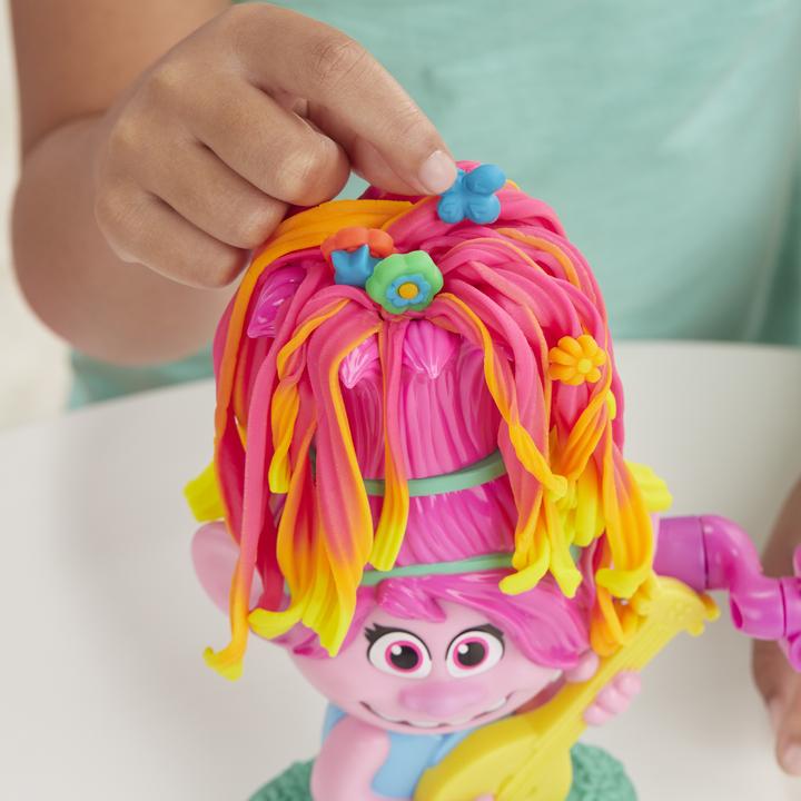 Produktbild Play-Doh Trolls World Tour Frisierspass Poppy