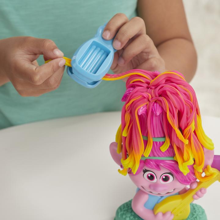 Produktbild Play-Doh Trolls World Tour Frisierspass Poppy