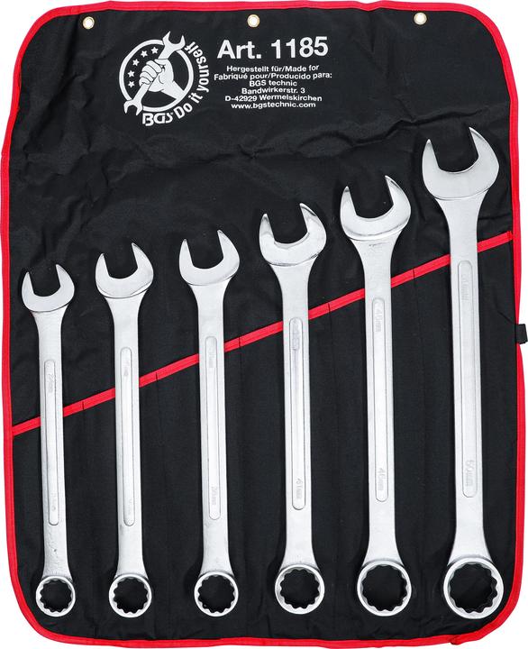 Actual product image BGS Combination tensioner set | XXL | 34 - 50 mm | 6 pcs. (50 mm, 41 mm, 34 mm, 46 mm, 38 mm, 36 mm)