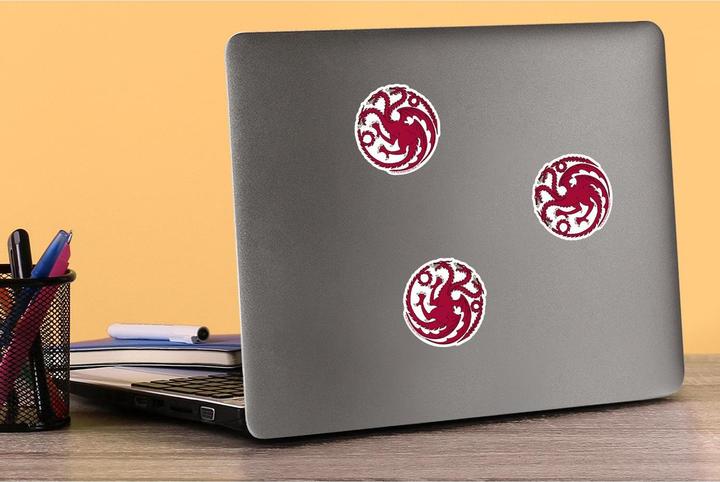 Immagine prodotto Game of Thrones Deluxe Targaryen Adesivi Misura Confezione 50