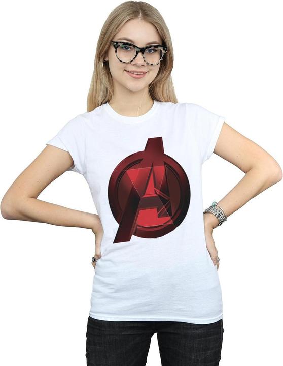 Immagine prodotto Femme/Les femmes Vedova Nera Film Avengers Logo - Maglietta in cotone (M)