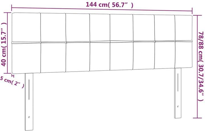 Immagine prodotto VidaXL Adaline (144 x 5 x 88 cm)