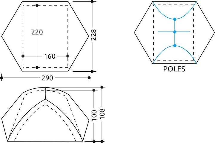 Immagine prodotto Camp Minima 3 Evo (Tenda a cupola, 0.00 kg, 3 persone)