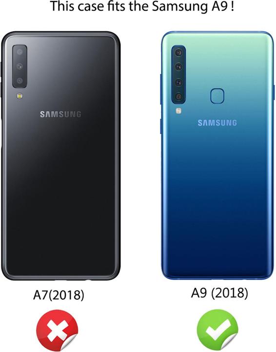 Immagine prodotto Nalia Custodia per cellulare Glitter (Samsung Galaxy A9 (2018))