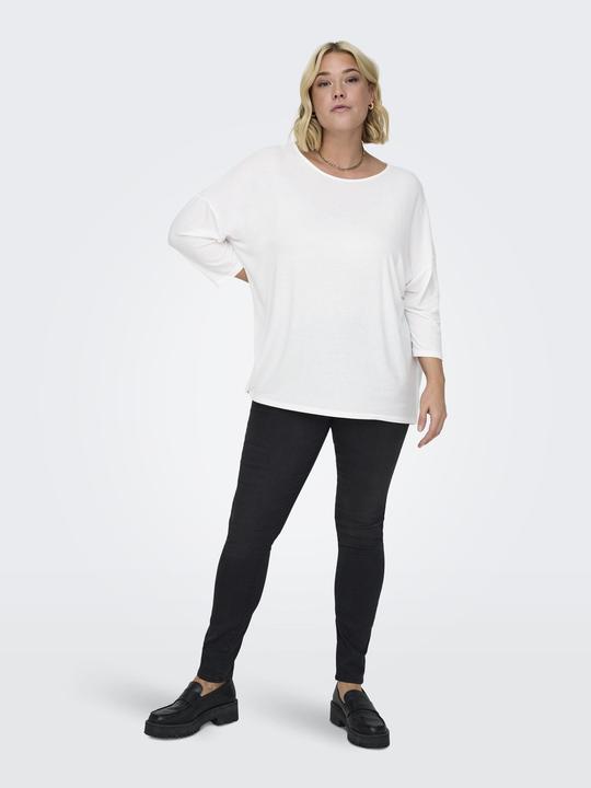 Produktbild Only Locker geschnittenes Curvy Oberteil mit 3/4-Ärmeln Top (54)