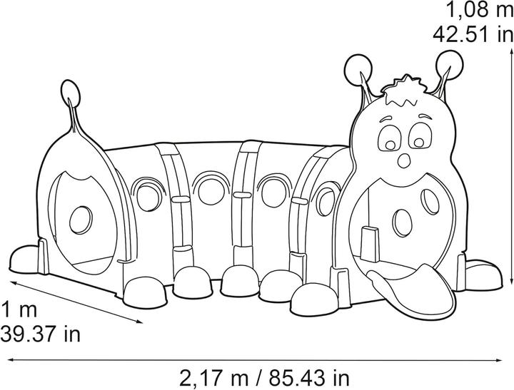 Actual product image Feber Modułowy Tunel Zabawowy Gąsienica