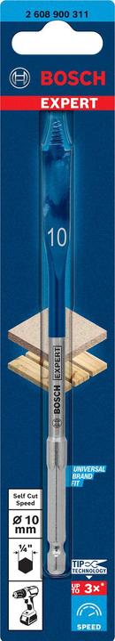 Produktbild Bosch Professional Zubehör EXPERT Self Cut Speed Flachfräsbohrer, 10 x 152 mm (10 mm)