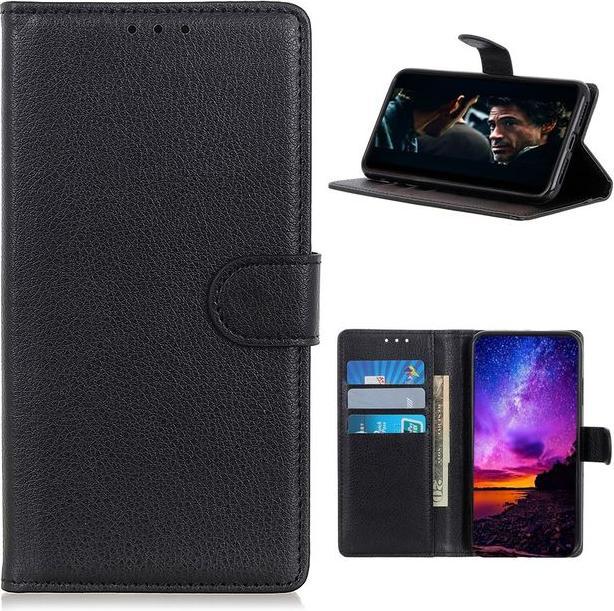 Actual product image MU Classic Litchi Leather Bookcover Series (Realme 7)