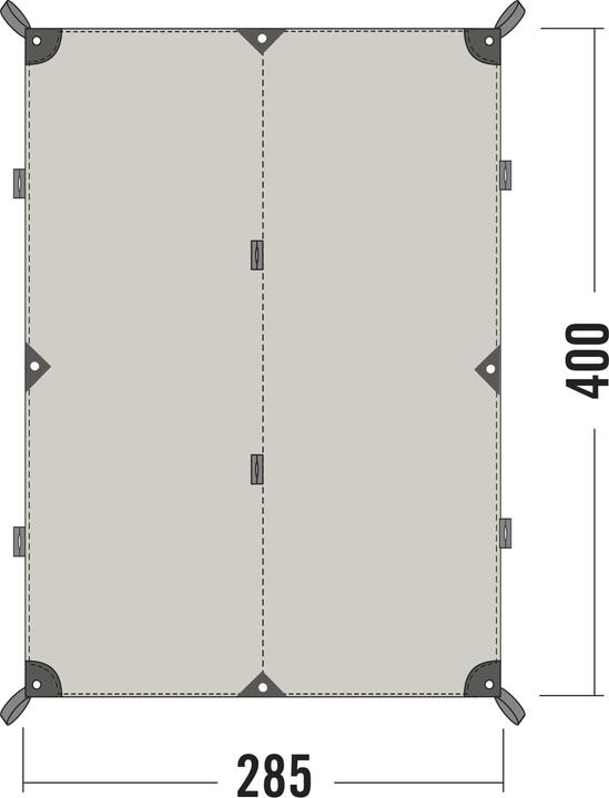 Actual product image Tatonka Tarp 4 TC (Tarp, 1.75 kg)