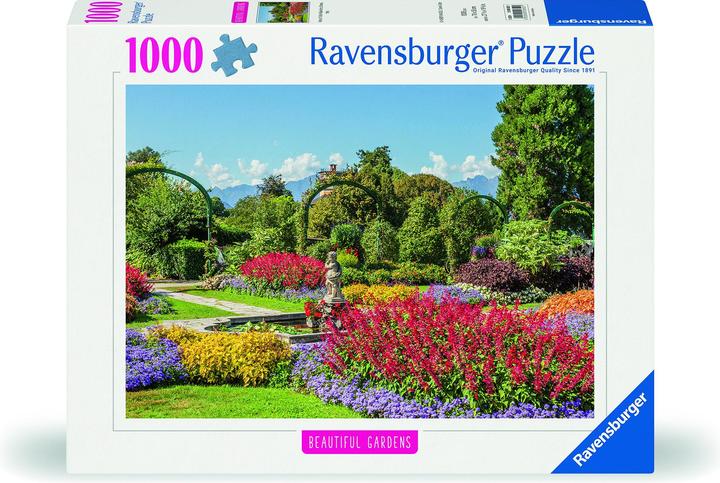 Immagine prodotto Ravensburger Puzzle 12000852, Giardini meravigliosi - Parco di Villa Pallavicino, Stresa, Italia - (1000 pezzi)