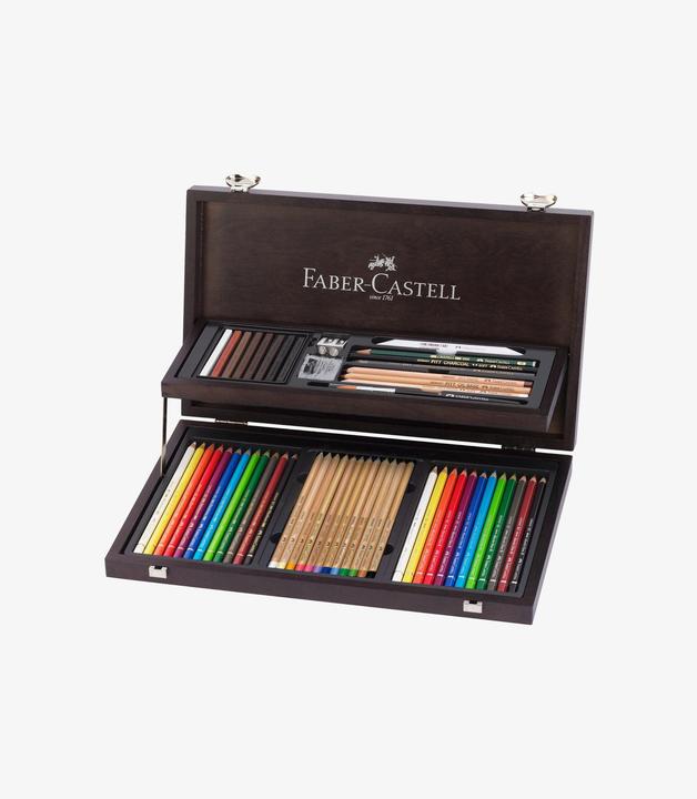 Image du produit Faber-Castell Recueil d'art et de graphiques en coffret bois (Multicolore, 53 x)