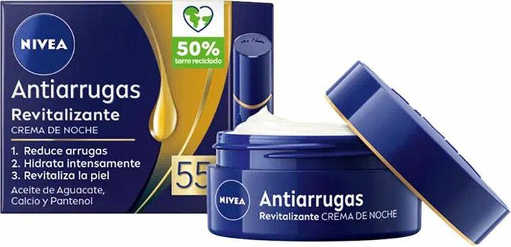 Immagine prodotto NIVEA Crema Antirughe Rivitalizzante Notte 50ml 55+ Anni (50 ml, Crema notte)