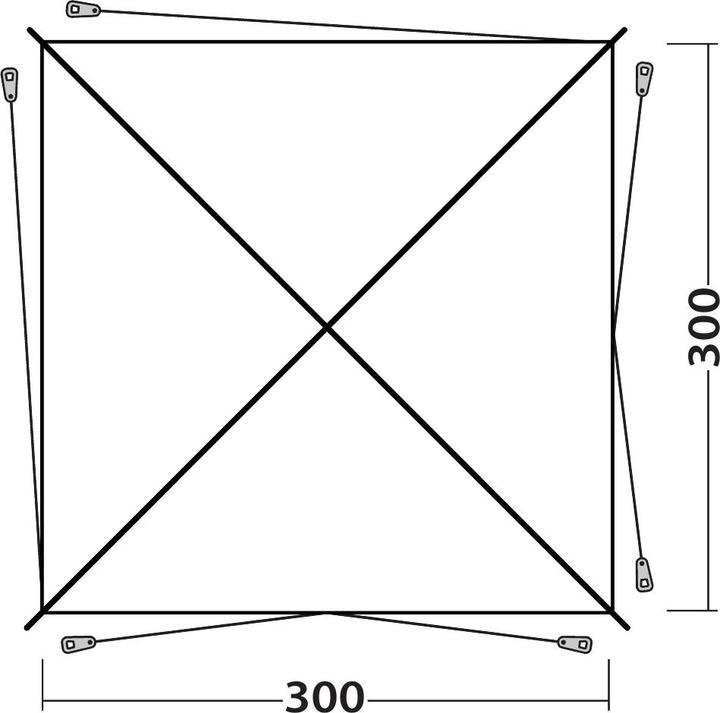 Actual product image Outwell Fastlane 300 Shelter (Awning, 16.70 kg)