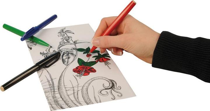 Produktbild Pentel Faserschreiber Sign Pen (Grau, 1 x)