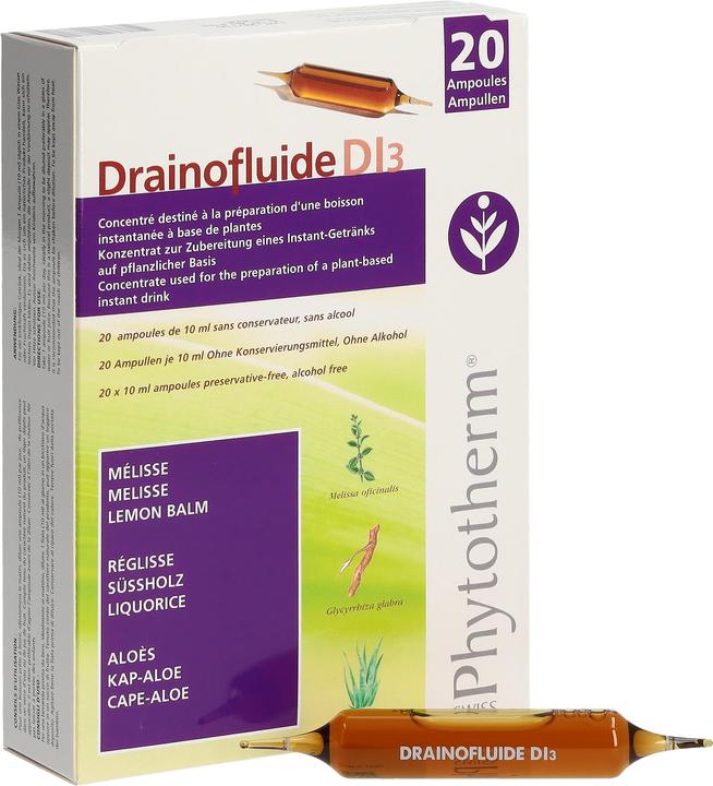 Produktbild Drainofluid Drainofluide Ampullen Darm (20 Stück, Flüssigkeit, 355 g)