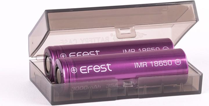 Actual product image Efest Battery Purple IMR 18650 / 35A current output (Flat Top) (1 pcs., 18650, 3000 mAh)