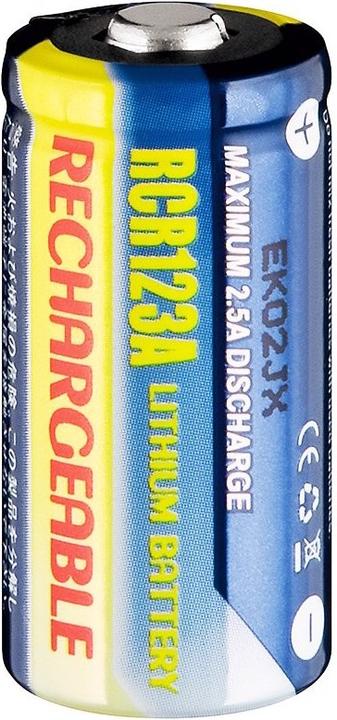 Actual product image AccuCell CR123 Ladegerät (4 pcs., CR123A, 500 mAh, Battery + charger)