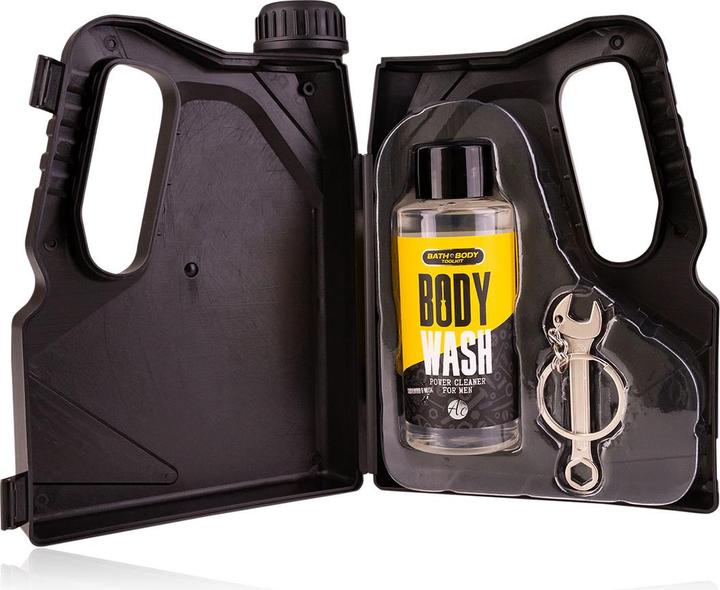 Accentra Geschenkset für Männer BATH + BODY TOOLKIT in Ölkanisterform (Haarpflege set)