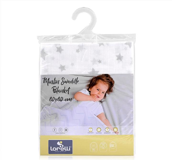 Immagine prodotto Lorelli copertina enveloppante in cotone (80 x 80 cm)