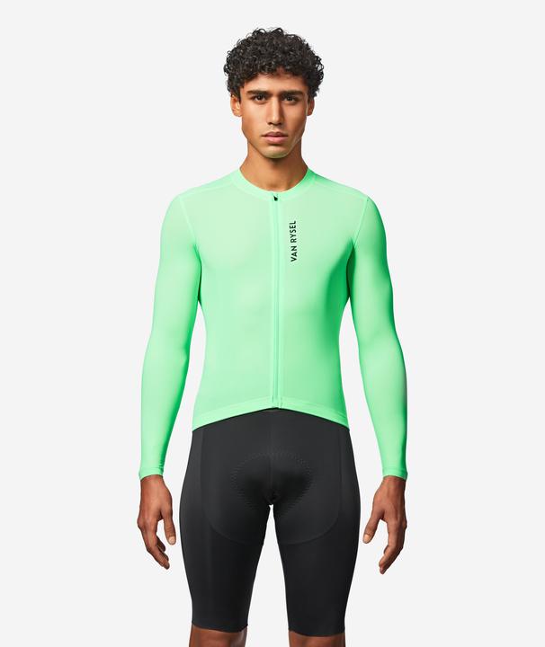 Van rysel Radtrikot Rennrad langarm Sommer RCR 2 Unisex Grün