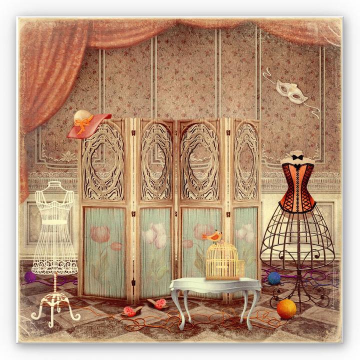 Immagine prodotto Trenddeko Camerino di una principessa (20 x 20 cm)
