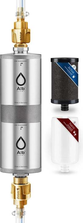 Produktbild Alb filter FUSION Active+Nano Trinkwasserfilter | Camping-Set: Travel, Edelstahl Natur