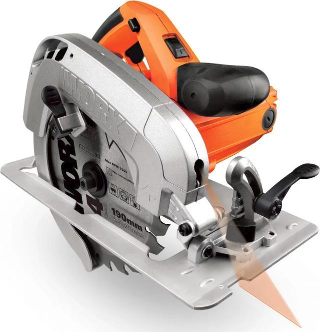 Worx WX445 Portable Circular Saw Machine Multicolor