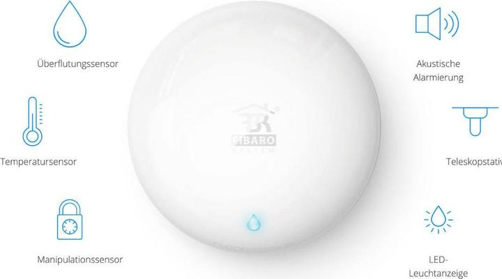 Produktbild Fibaro Flood Sensor +
