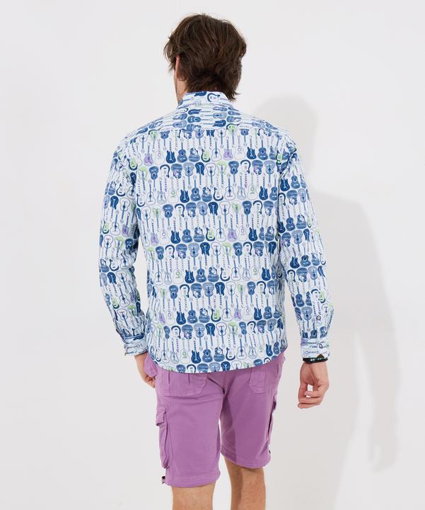Produktbild Joe Browns Sketchy Guitar Print Long Sleeve Shirt (XXL)
